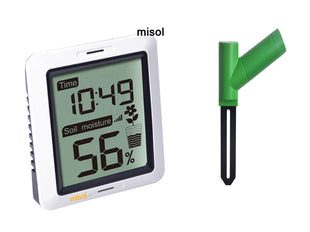 Soil moisture monitor wireless battery powered, wireless soil moisture with display