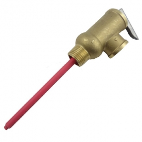 MISOL 1 pcs of 1/2" DN15 Brass TP Valve, temperature pressure relief valve
