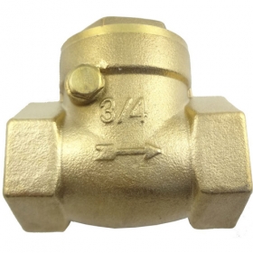 MISOL 1 pcs of horizontal check valve, 3/4", DN20, Brass non return valve