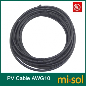 MISOL 1 METER of 10AWG Photovoltaic cable, UL cable for PV Panels Connection, PV Cable, Solar System Cable