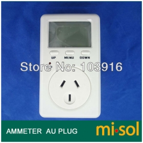 MISOL 10 UNITS OF AU Plug Ammeter Energy Power Watt Voltage Volt Meter Monitor Analyzer