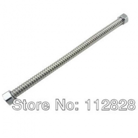 MISOL 10 PCS OF 40cm 1/2"Corrugated Flexible hose Stainless Steel Tubing Pipe Piping