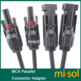 MISOL 1 pcs of Y branch MC4 Parallel connector Adapter 1M2F+2M1F, TUV certification