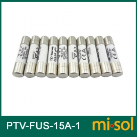MISOL/10 pcs of PV solar fuse 15a 1000VDC fusible 10x38 gPV