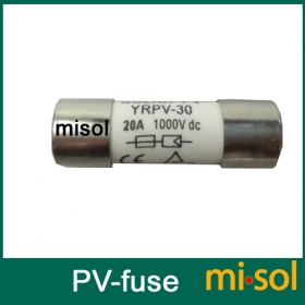 MISOL/1 unit of PV solar fuse 20a 1000VDC fusible 10x38 gPV