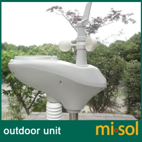 MISOL/outdoor sensor (spare part) for weather station wireless 433Mhz