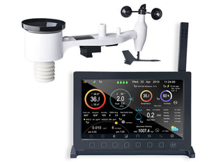 Misol HP2561 wireless weather station 433Mhz TFT color screen with 7 in 1 sensor array, wifi connection