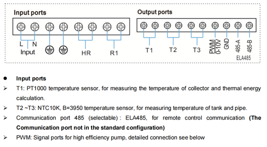 WIFI 220V controller of solar water heater, used for separated pressurized solar hot water system