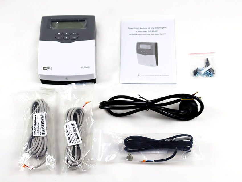 WIFI 220V controller of solar water heater, used for separated pressurized solar hot water system