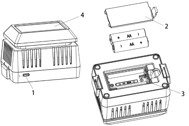 Misol 7-in-1 indoor monitor CO2, PM1.0, PM2.5, PM4.0, PM10, temperature, and humidity