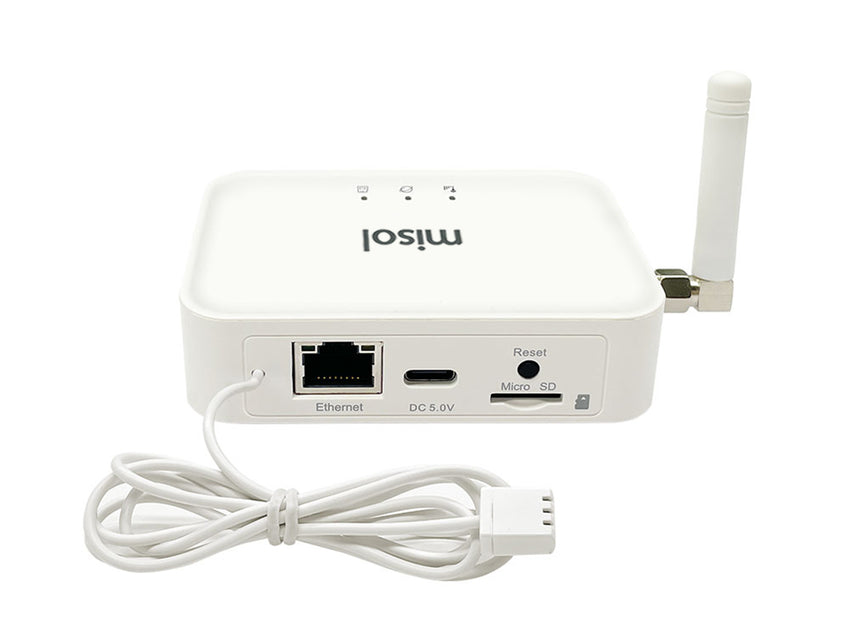 misol GW3000 Ethernet and Wi-Fi Gateway with Data Storage with Enhanced  Antennafor weather station