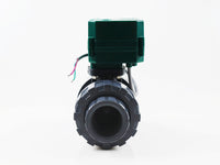 motorized pvc valve 12V, DN40 BSP(1.5”), PVC valve, 2 way, electrical pvc valve, CR04