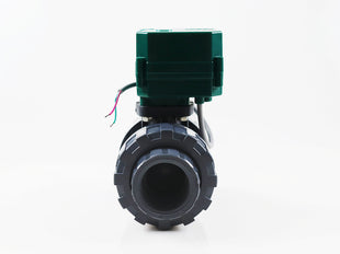motorized pvc valve 12V, DN40 BSP(1.5”), PVC valve, 2 way, electrical pvc valve, CR04