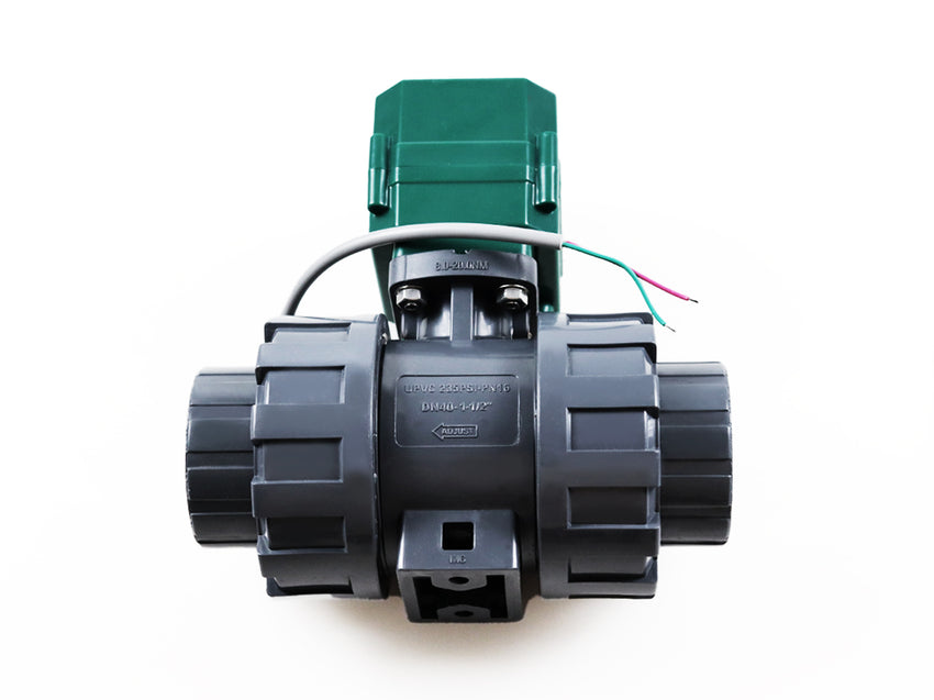 motorized pvc valve 12V, DN40 BSP(1.5”), PVC valve, 2 way, electrical pvc valve, CR04