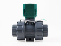 motorized pvc valve 12V, DN40 BSP(1.5”), PVC valve, 2 way, electrical pvc valve, CR04