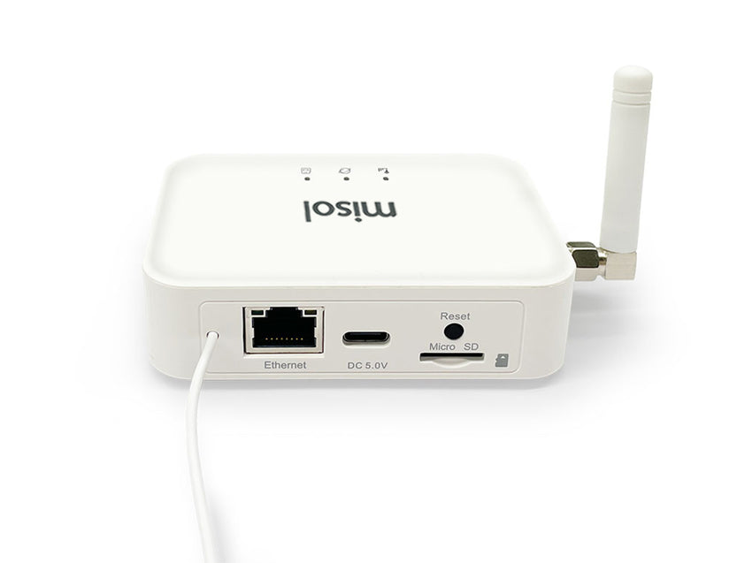 misol GW3000 Ethernet and Wi-Fi Gateway with Data Storage with Enhanced  Antennafor weather station