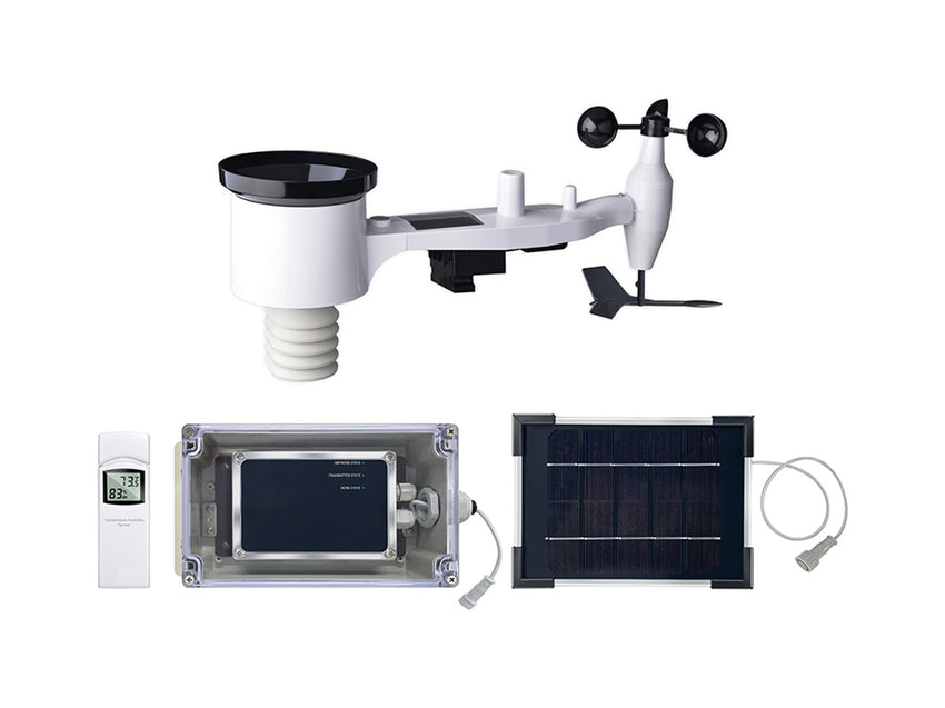 4G weather station, data upload to wunderground, SMS message, wcdma weather station, GSM weather station