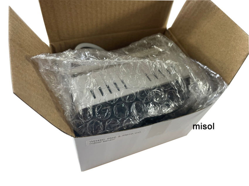 5-in-1 detection sensor PM2.5 / PM10 / CO2 / Temperature / Humidity