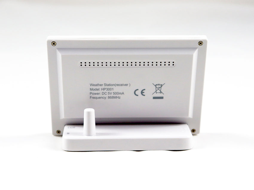 Wireless weather station with 5 sensors, 5 channels, color screen, data logger, connect to PC