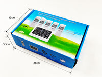 Wireless weather station with 5 sensors, 5 channels, color screen, data logger, connect to PC