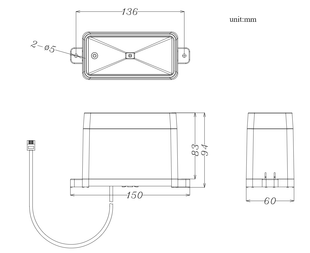 Spare part for weather station to measure the rain volume, for rain meter, for rain gauge