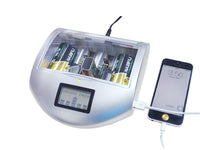 LCD professional Battery Charger for rechargeable battery AAA , AA , C, D, 9V battery, lithium, 18650, 18490, 17670, 17500,14500, 10440