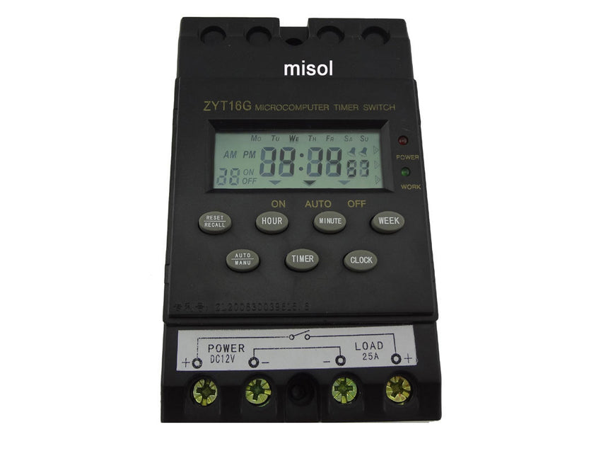MISOL / 1pcs 12V Timer Switch Timer Controller LCD display