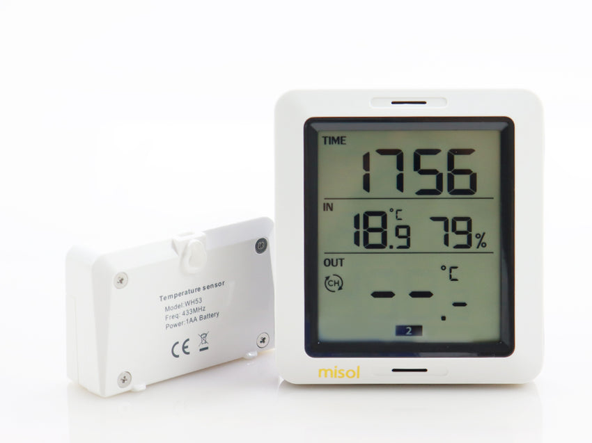 Misol wireless thermometer 433Mhz with sensor, 3 channels, temperature humidity sensor