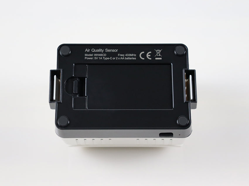 Misol 7-in-1 indoor monitor CO2, PM1.0, PM2.5, PM4.0, PM10, temperature, and humidity