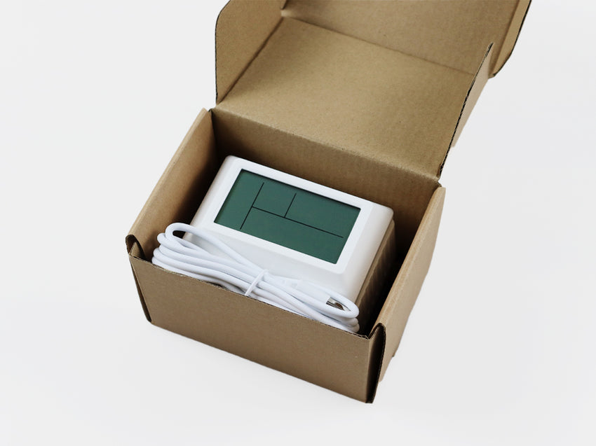 Misol 7-in-1 indoor monitor CO2, PM1.0, PM2.5, PM4.0, PM10, temperature, and humidity