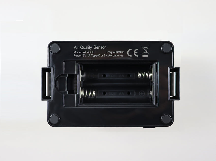 Misol 7-in-1 indoor monitor CO2, PM1.0, PM2.5, PM4.0, PM10, temperature, and humidity