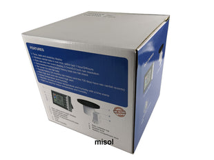 misol Rain Gauge, LCD display, Temperature Humidity measurement