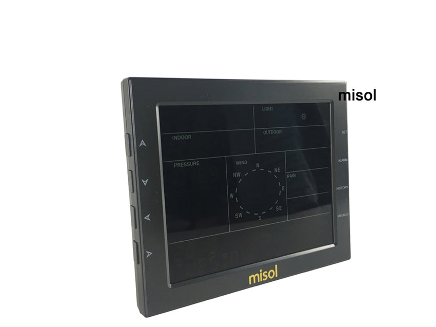 misol Receiver(display) for Wireless weather station(WS2320) connect to WiFi, upload data to web (wunderground)
