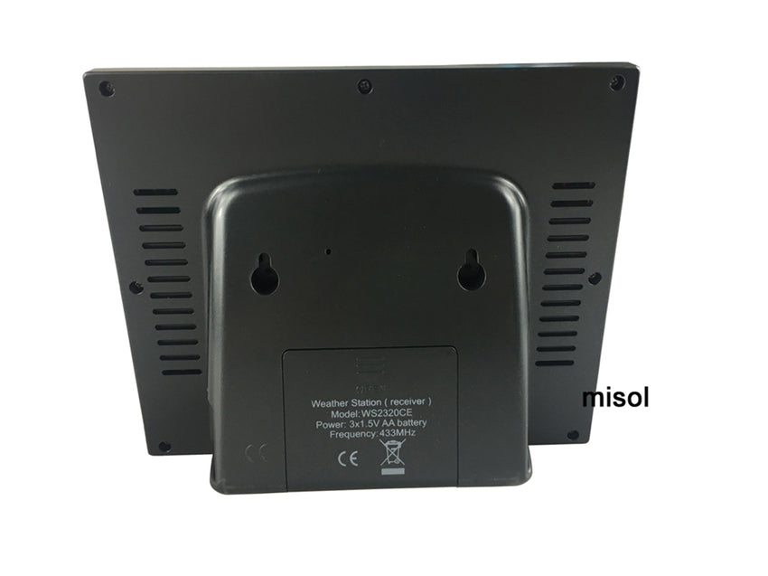 misol Receiver(display) for Wireless weather station(WS2320) connect to WiFi, upload data to web (wunderground)