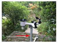 Wireless weather station connect to WiFi, upload data to web weathercloud, wunderground, weatherbug