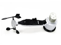 professional weather station wind speed wind direction temperature humidity rain 433Mhz