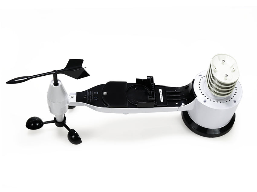 professional weather station wind speed wind direction temperature humidity rain 433Mhz