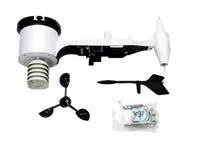 professional weather station wind speed wind direction temperature humidity rain 433Mhz