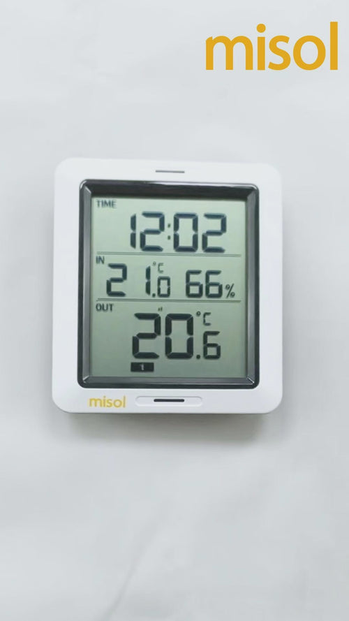 Misol wireless thermometer 433Mhz with sensor, 3 channels, temperature humidity sensor