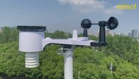Wireless weather station connect to WiFi, upload data to web weathercloud, wunderground, weatherbug
