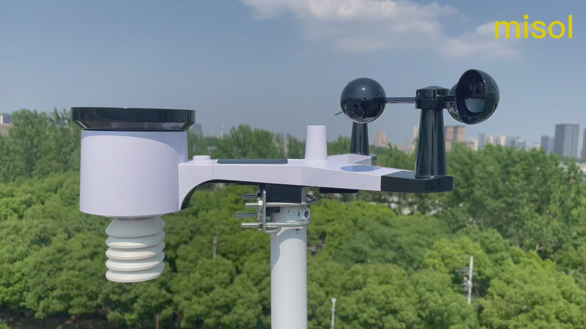 Wireless weather station connect to WiFi, upload data to web weathercloud, wunderground, weatherbug