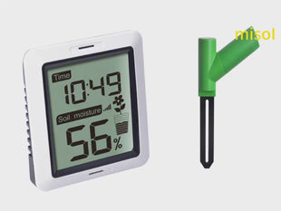Soil moisture monitor wireless battery powered, wireless soil moisture with display